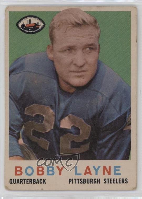 1959 Topps Bobby Layne #40 HOF 11z5
