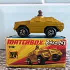 Matchbox Lesney Rolamatics no.28 'Stoat' Mk 5. (1973 Diecast/Plastic Base) Boxed