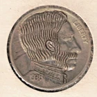 Modern Hobo Nickel Chester A. Arthur on 1936 Buffalo Nickel
