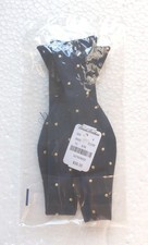 New NWT Brooks Brothers Silk Bow Tie Dark Blue with Gold Dots Made USA MSRP 55