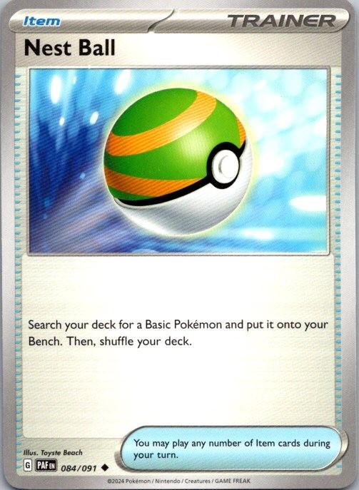 Nest Ball Uncommon SV: Paldean Fates 084/091 NM