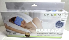 Invigorate Sleeping Eye Mask - Vibrating Hot/Cold Eye Mask Beige ~ NIB