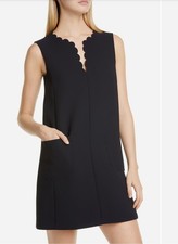 RED Valentino Scallop Mini Dress Size 44