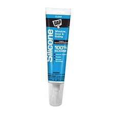 Clear Silicone Door, Siding and Window Sealant 2.8 oz. 1