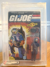 Tele-Vipers AFA GRADED 85 GI Joe GREY FILE CARD 36-Back 1986 Hasbro UNPUNCHED