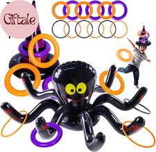 Halloween Ring Toss Games Inflatable Spiders Ring Toss Witch  S Hat Toss Game for