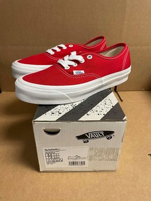 Vans Og Authentic Lx Red - VN0A4BV905D - Brand New In Box!