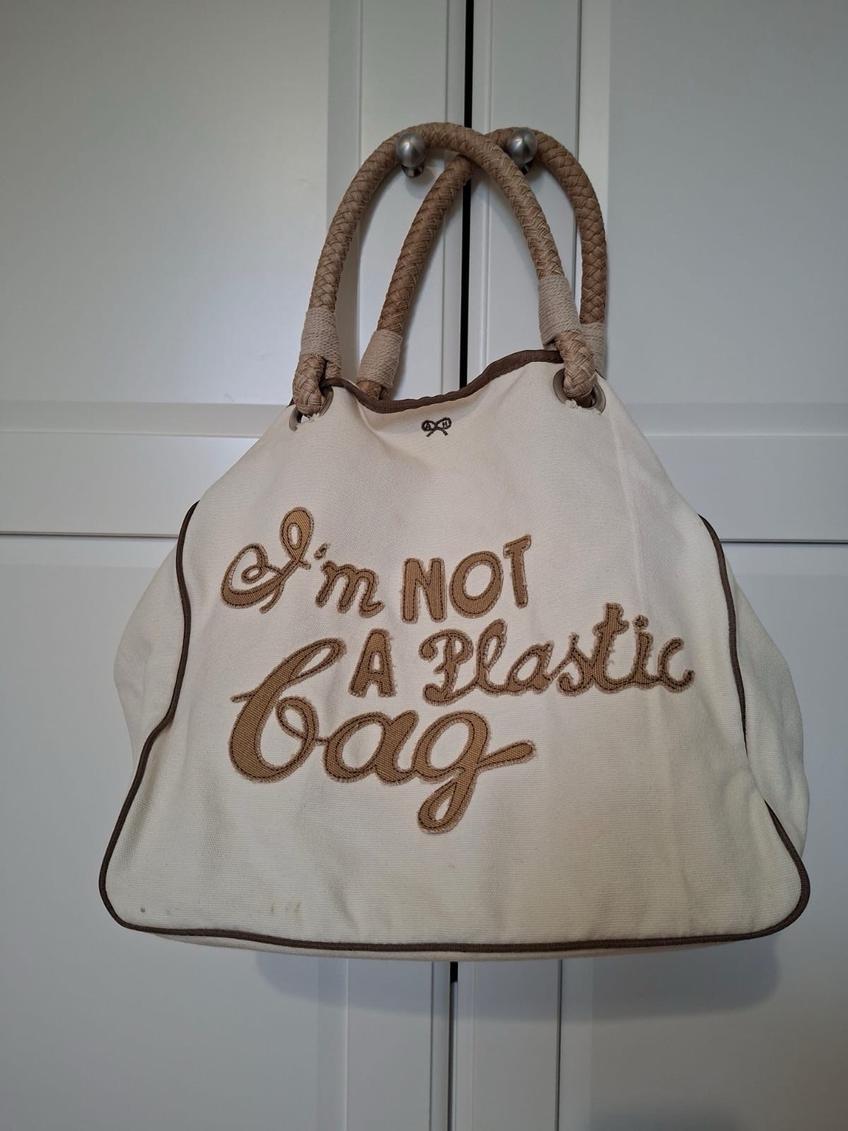 Anya Hindmarch “I’m Not A Plastic Bag” Ltd Edition 2007 Canvas Tote collectable