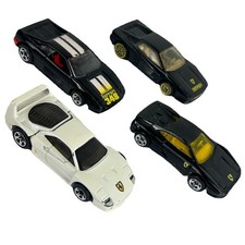 Hot Wheels Ferrari Lot 4 Testarossa Black Gold Wheels White Vintage