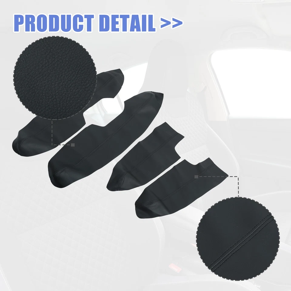 Pieza de 1 Juego de almohadillas de cubierta de reposabrazos de cubierta delantera trasera aptas para Nissan X-Trail 2014-18 Foto 4 de 4