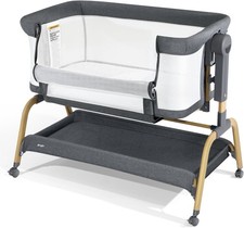 Bedside Bassinet 3 in 1 Rocking with Wheels