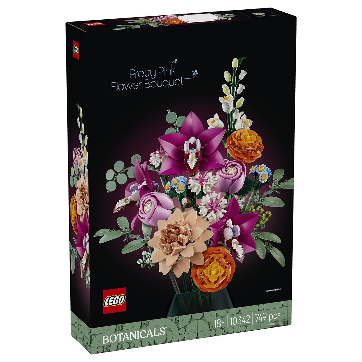Lego Botanicals Men's Pink Flower Bouquet - Image 9