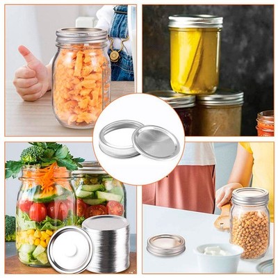 Split Ist& 8209; Typ Glas Canning Lids Runde Lebensmittelbehälter Abdichtung