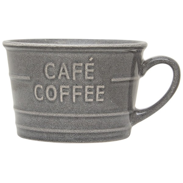 Tasse Kaffeetasse Teetasse Becher Kaffeebecher Aus Keramik 260 Ml Grau Teebecher-image