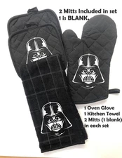 Darth Vader Black Pot holder set of 4