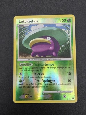 Shiny Loturzel LV.14 Platin Serie Reserve Holofoil SH4/127 Secret Rare DE NM/EX