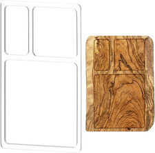 Multi-Pocket Acrylic Router Templates - Perfect for Woodworking & Craft Projects