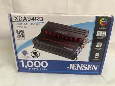 DSENSE　ROOT90　中古 4個セット Jensen XDA94RB 1000 Watts Class D 4 Channel Bridgeable Amplifier x