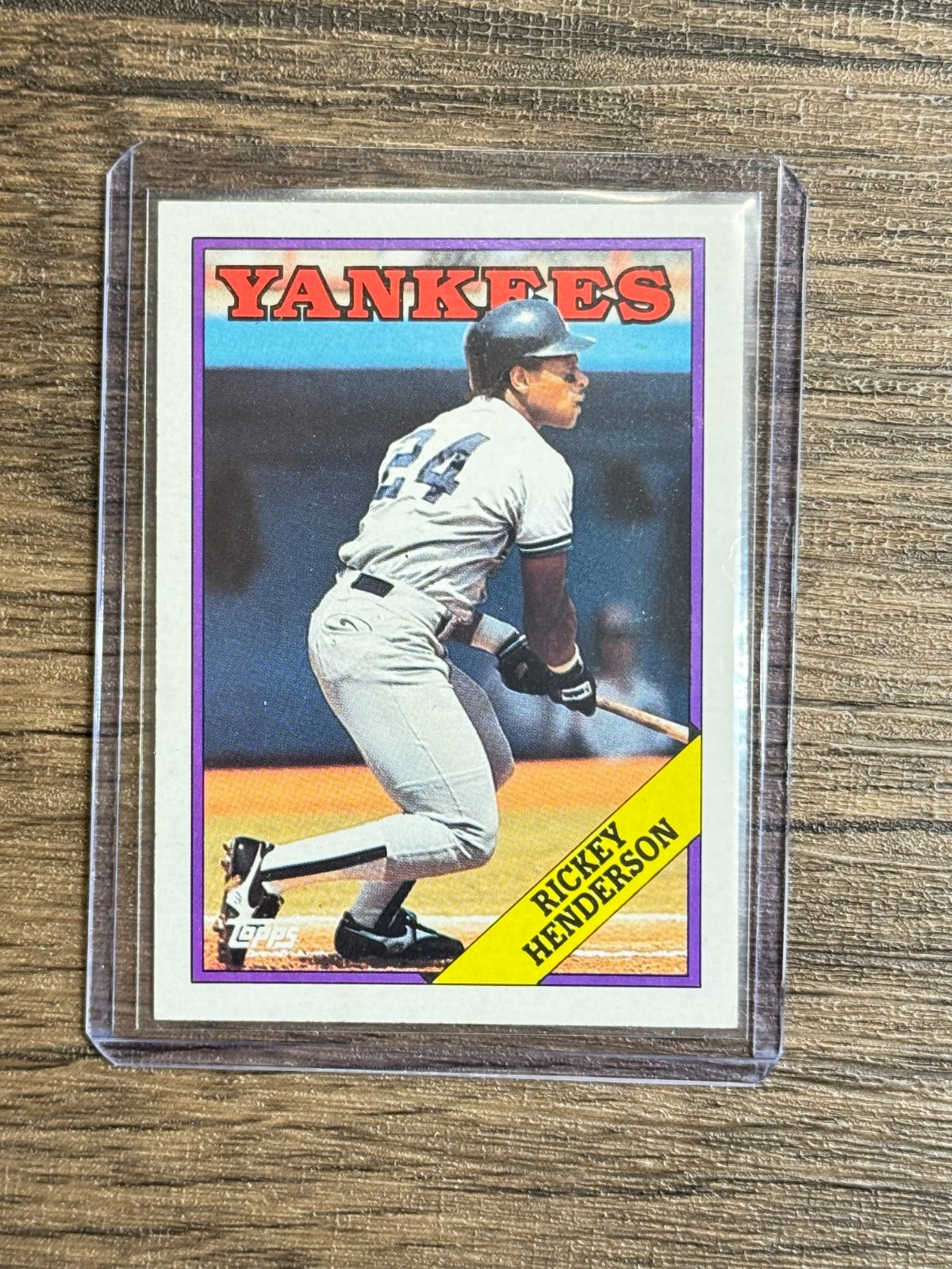 1988 Topps - Rickey Henderson #60 - Yankees HOF