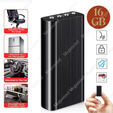 240 Hr Spy Mini MP3 Digital Voice Activated Recorder 16GB Audio Recording Device