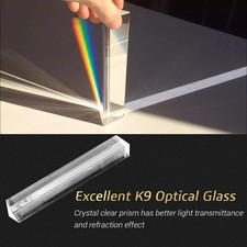 1-30mm Equilateral Prism Optical Glass Triangular Prism Triple Prism For Rainbow