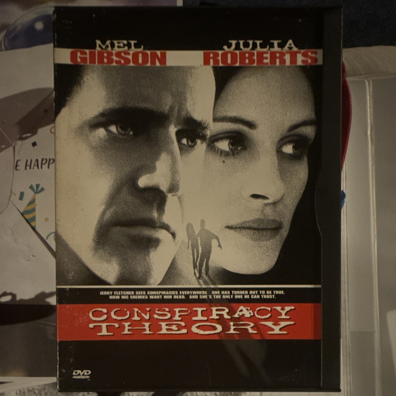 Conspiracy Theory DVD Movie w/ Mel Gibson, Directed by Richard Donner