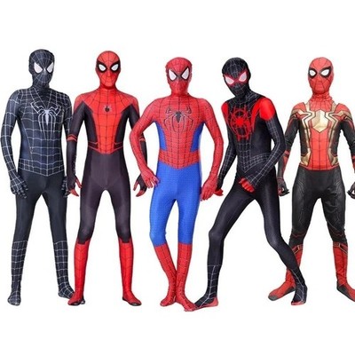 Spiderman Kostüm Kinder Marvel Spider-Man Overall Jumpsuit Spielanzug Cosplay DE