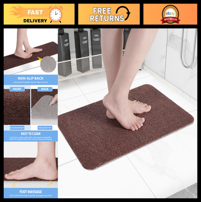 #ad Non Slip Bath Mat Fast Drying Shower Mat Anti Slip Foot Scrubber for Tub amp; Flo $32.99