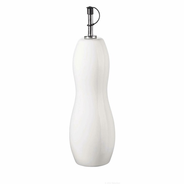 Asa Selection Grande Essig- ÖLflasche Geschwungen Porzellan Weiß 0.75 L 4751147-image