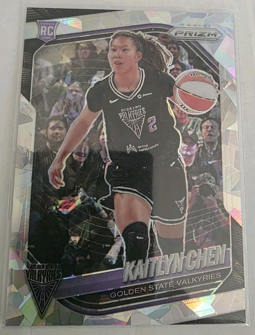 2025 Panini WNBA Prizm - Kaitlyn Chen #100 Cracked Ice RC