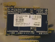 Apacer T2BK00 44 Pin 1GB IDE Flash Memory HF 8C.4ED16.7256B 659064-001 PATA