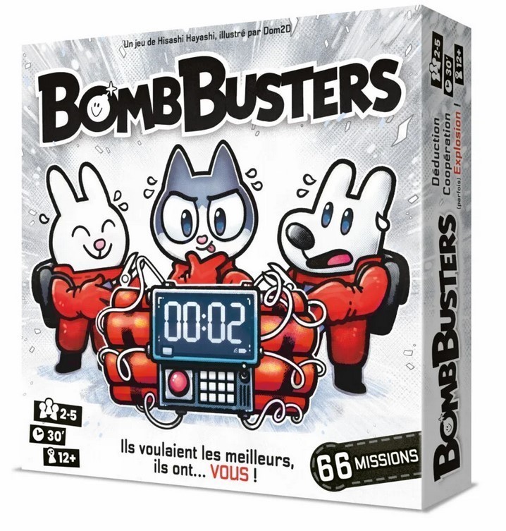 Jeux de société Bomb Busters coopératif pour 2 à 5 joueurs de cartes