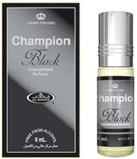 Al Rehab Champion Black Roll On Perfume Oil 0.2 Fl Oz (6 ml)
