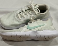 Women's Nike Flex Experience Size 7.5 Running Shoes Athletic Sneakers White/Blue