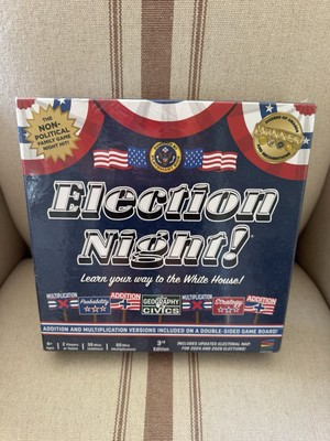 Election Night Board Game 3rd Edition- Learn Civics, Geography, Math- New Sealed