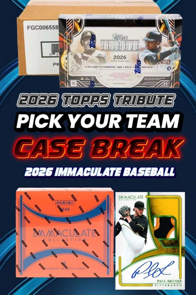 Topps Tribute Case Break & Immaculate Case Break