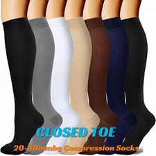 NHS COMPRESSION Varicose Veins Anti-Fatigue Flight Running Socks For Men & Women
