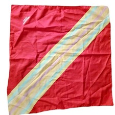 Newport Stripes Red Yellow Square Shape Cigarette Advertising Give Away Scarf