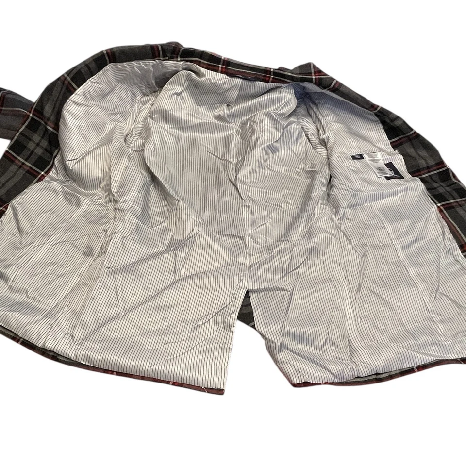 Chaqueta Traje Brooks Brothers Niños Dos Botones Lana Cuadros Talla 16 Preppy Iglesia Foto 3 de 4