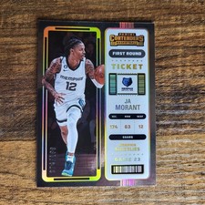2022-23 Panini Contenders Ja Morant First Round Ticket #'D /199 Grizzlies 