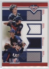 2017 USA Baseball Stars & Stripes Quad Materials /199 Evan Skoug White #6 0i76