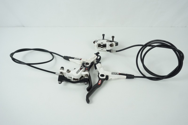 Avid Elixir 3R Hydraulic Disc Brake Set Front Rear MTB white