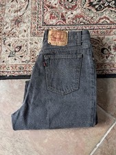 Vintage Black Levi’s 501 Jeans USA 28x32 100% Cotton Made In USA 17501-0658