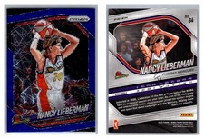 Nancy Lieberman Blue Velocity Prizm 2025 Panini Prizm WNBA #34 Phoenix Mercury