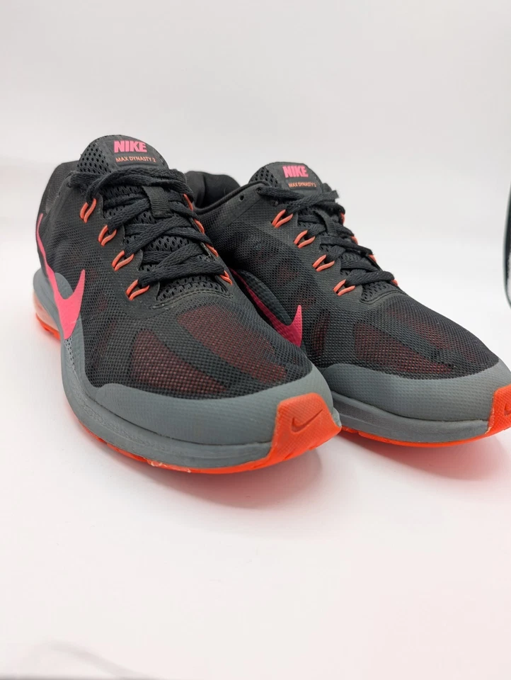 NIKE Air Max Dynasty 2 Negro, Rosa, Naranja Entrenador Zapatos para Correr Para Mujer Talla 9 Foto 3 de 4