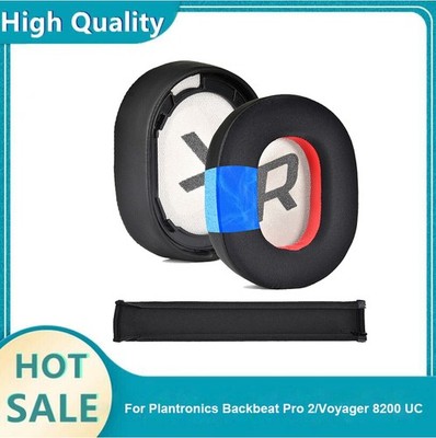 Cool Ice-Gel Ear Pads+Headband For Plantronics Backbeat Pro 2/Voyager 8200 UC SE