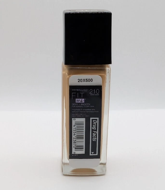Maybelline Fit Me Dewy + Smooth Foundation Shade 210 Sandy Beige - Image 2 of 2
