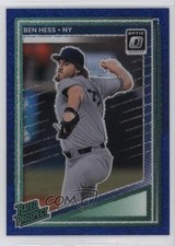2025 Panini Donruss Optic Rated Prospects Blue Glitter Prizm 1/8 Ben Hess 1co7