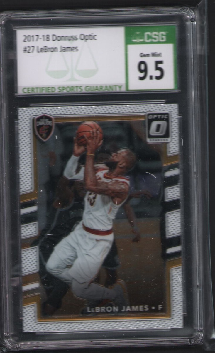 2017-18 Panini Donruss Optic - LeBron James #27 CSG 9.5 | eBay