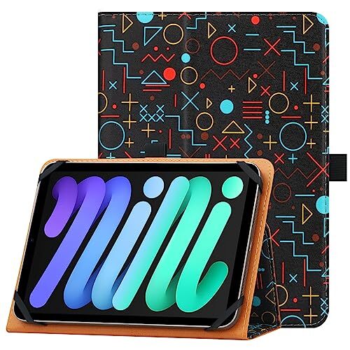 Universal Case for 7 inch 8 inch Tablet,Stand Folio Geometric Patterns - Bild 1 von 7
